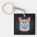 Search for psychedelic key rings Cat