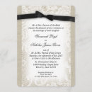 Search for black lace wedding invitations Rustic