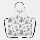 Search for black and white drawing aprons Simple