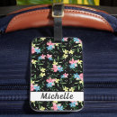 Search for floral luggage tags Suitcase tag