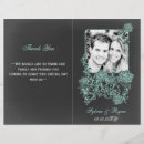 Search for folded wedding programs Floral
