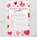 Search for word scramble baby shower games Modern