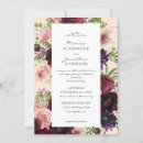 Search for burgundy and blush pink wedding invitations Modern