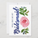 Search for floral bridesmaid cards Will