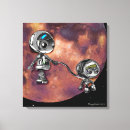 Search for robot canvas prints Space