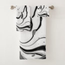 Search for black and white abstract bath towels Modern