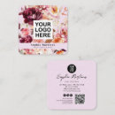 Search for bouquet business cards Watercolor