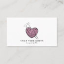 Search for heart shaped business cards Handmade