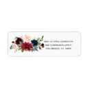 Search for blush floral return address labels Typography
