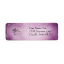 Search for purple dots return address labels Halloween