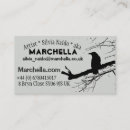 Search for ravens business cards Black