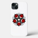 Search for pentacles iphone cases Black