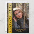 Search for black gold graduation invitations Foil