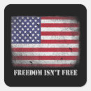 Search for freedom is not free stickers America