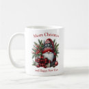 Search for christmas gnome mugs Red and green
