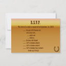 Search for horse shoe wedding invitations Cowboy