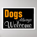 Search for dogs welcome posters For pets