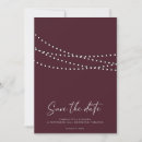 Search for string lights save the dates Modern
