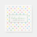 Search for polka dot napkins Colourful