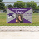 Search for purple and silver banners Graduation