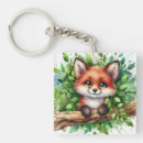 Search for cute fox key rings Wildlife