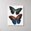 Search for butterfly canvas prints Flower leaves