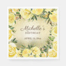 Search for yellow rose napkins Flowers