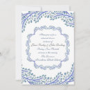 Search for classic rehearsal dinner invitations Blue