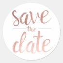 Search for rose gold save the date stickers Chic