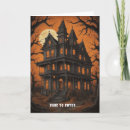 Search for haunted house cards Night