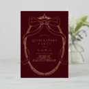 Search for burgundy and gold birthday invitations For kids