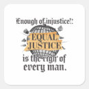 Search for justice for all stickers Freedom