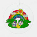 Search for cabin christmas tree decorations Landscape
