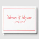 Search for classic wedding guest books Typography