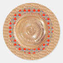 Search for gold embossed stickers Birthday