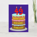 Search for 49th birthday cards 49 years old