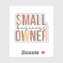 Search for entrepreneurs stickers Small business owner