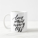 Search for more or less mugs Typography