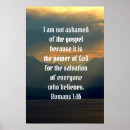 Search for not ashamed posters Bible verse