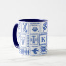Search for abstract blue mugs Modern