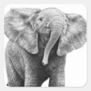 Search for african elephant stickers Calf