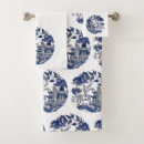 Search for blue willow bath towels Chinese