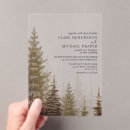 Search for rustic tree wedding invitations Evergreen