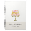Search for cake bakery notebooks Watercolor