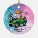 Search for giraffe christmas tree decorations Zoo animals