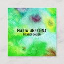 Search for abstract art business cards Watercolor