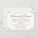 Search for winter rehearsal dinner invitations Gold