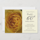 Search for yellow rose birthday invitations Modern