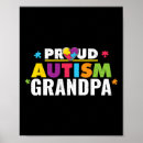 Search for autism puzzle ribbon posters Brain