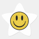 Search for star face stickers Retro